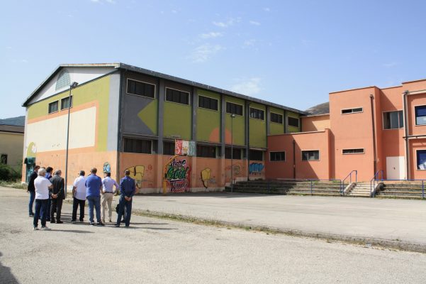 Airola. Posa della prima pietra Istituto "Alessandro Lombardi"