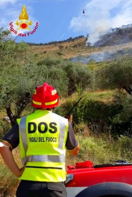 Incendi, numerosi gli interventi dei Vigili del fuoco di Avellino.
