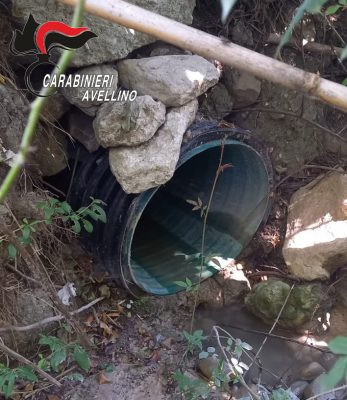 Chianche. Scarichi abusivi nel Fiume Sabato, denunciato imprenditore