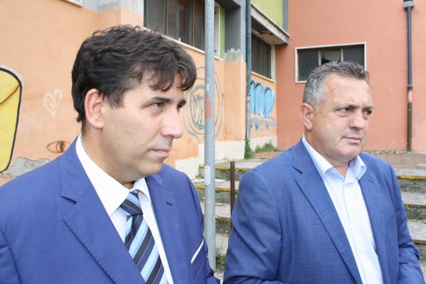 Airola. Posa della prima pietra Istituto "Alessandro Lombardi"