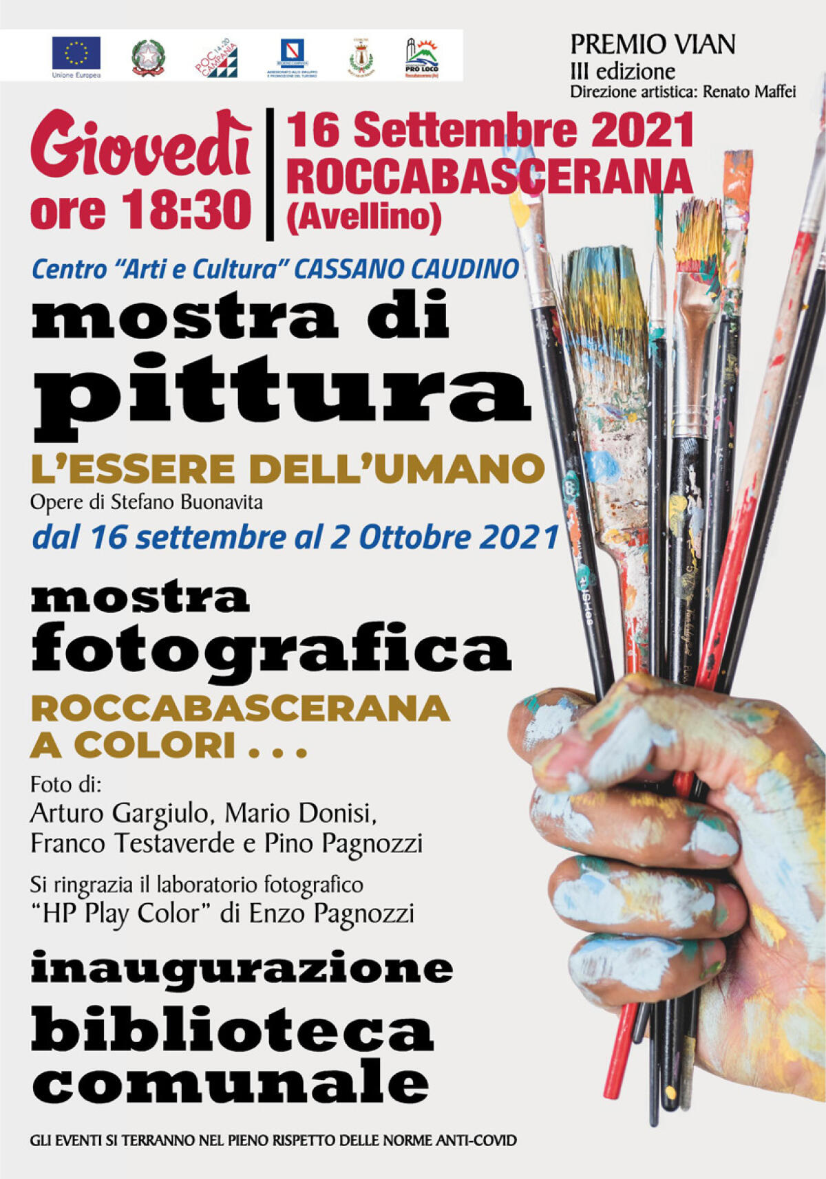 Roccabascerana. Prosegue la III edizione del Premio VIAN. - 