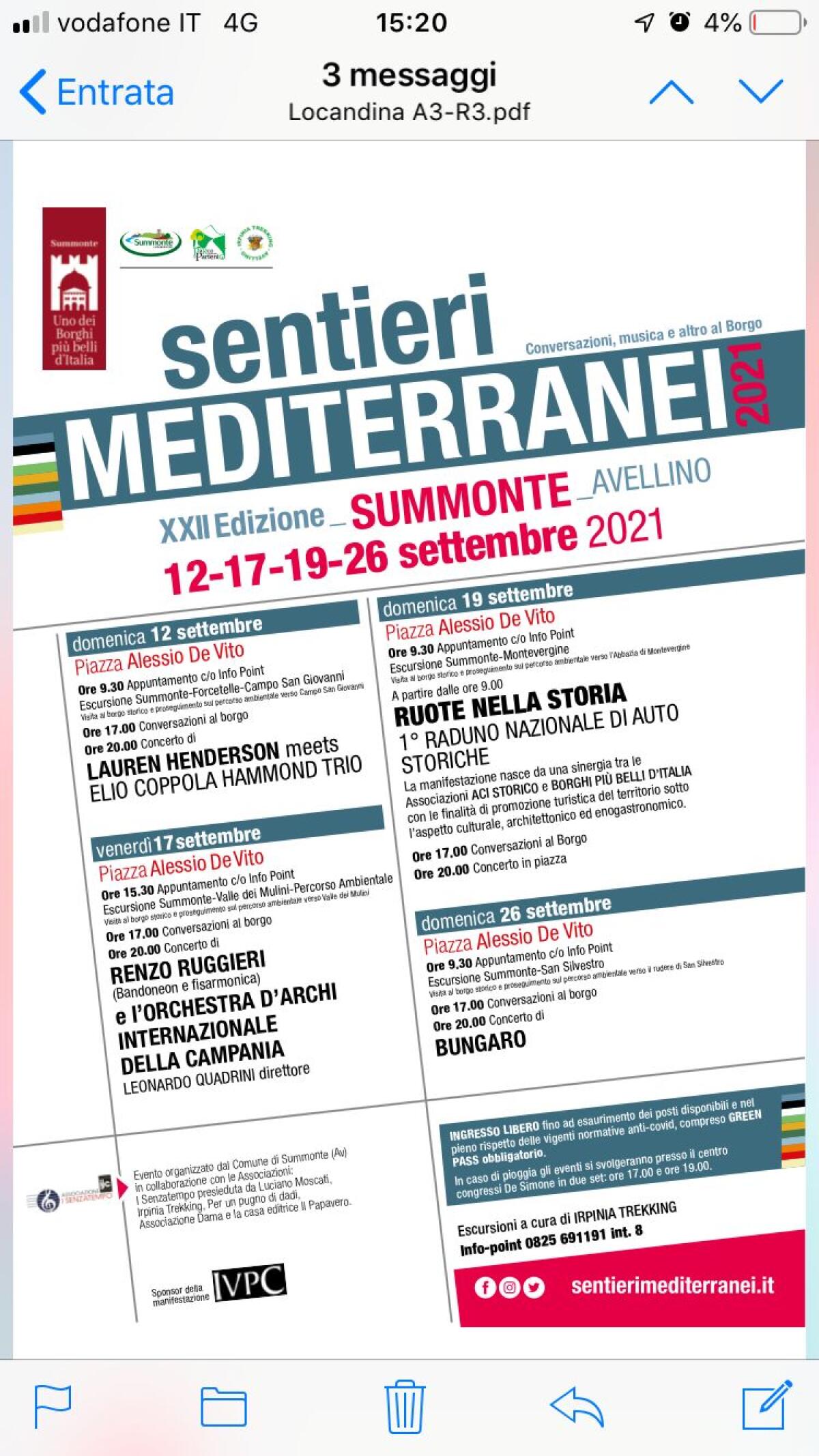 Sentieri Mediterranei, si riparte - 