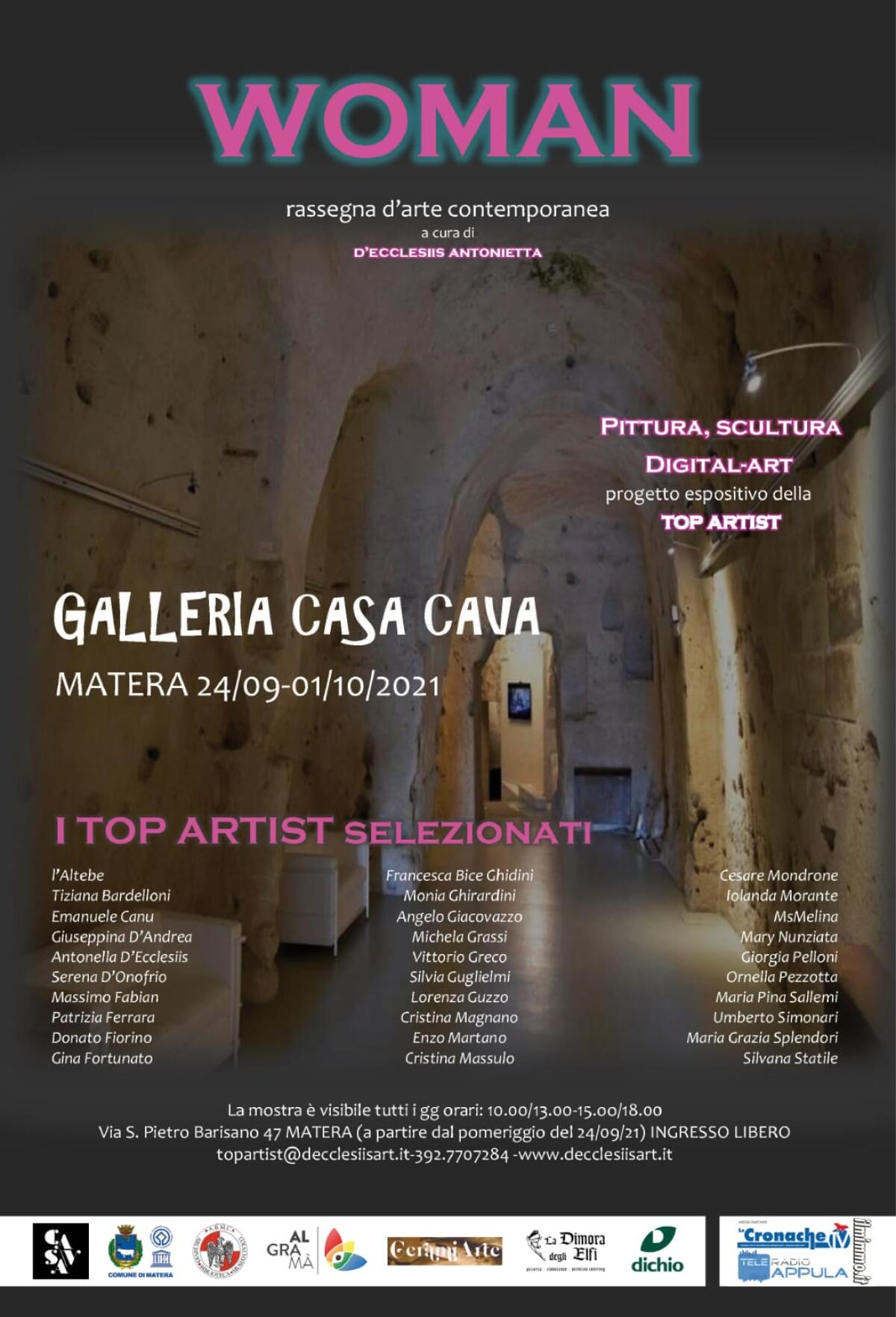 Le artiste cervinaresi Morante e D'Onofrio alla rassegna d'arte contemporanea "Woman" - 