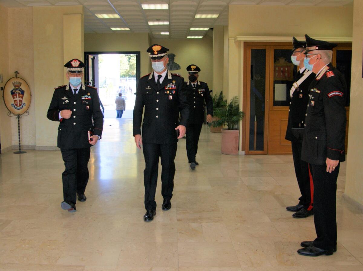 Il Comandante della legione Carabinieri Campania, Generale di Brigata Antonio Jannece, in visita ad Avellino - 