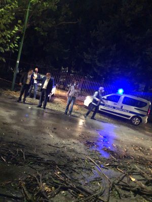 Benevento. Caduti una decina di alberi, danneggiate autovetture