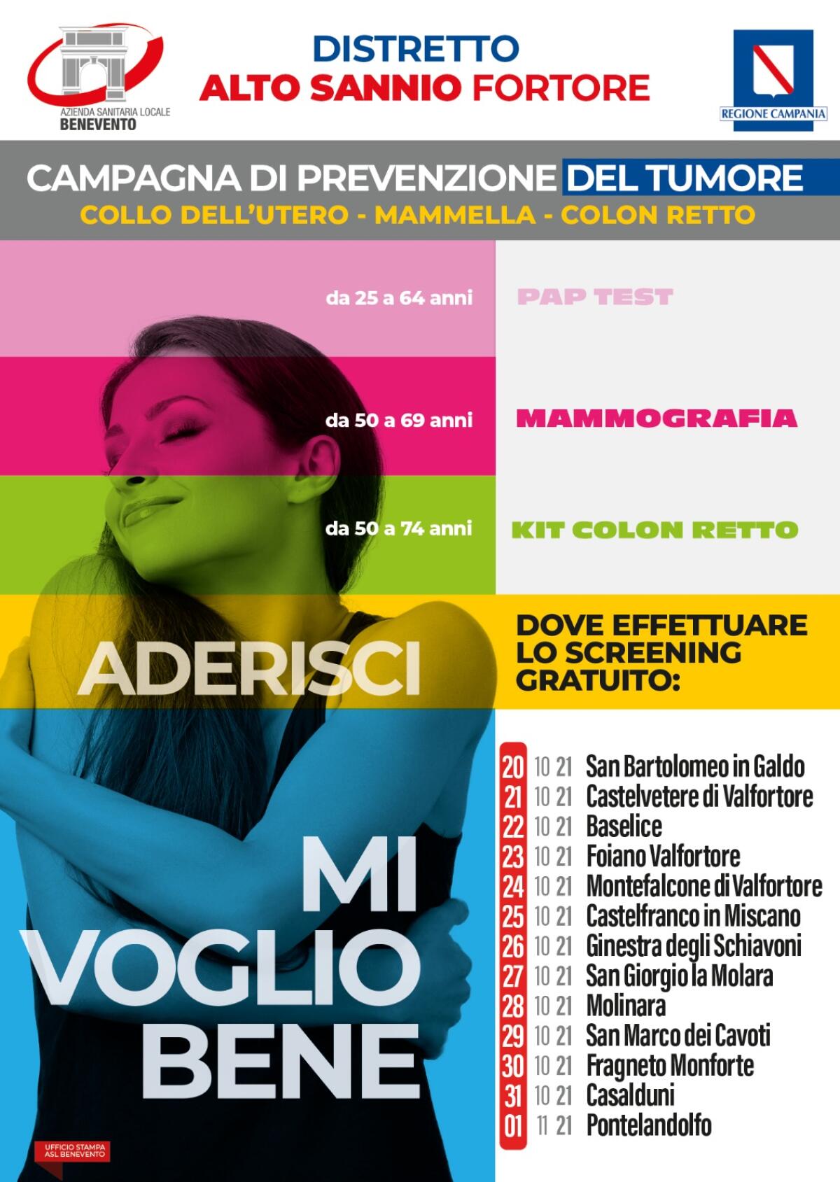 Asl Bn. Prevenzione dei tumori: da mercoledì ambulatorio itinerante - 