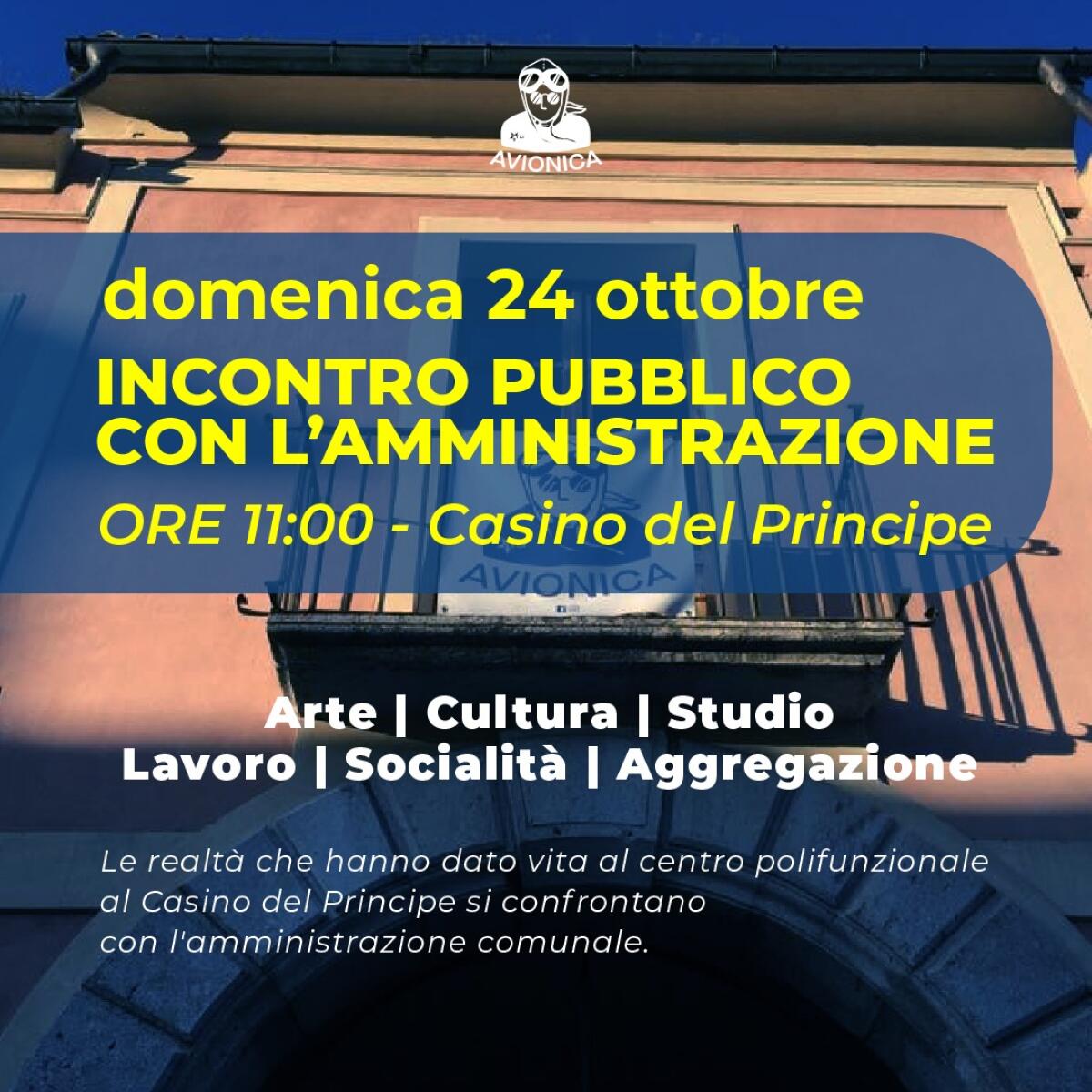 Avellino. Incontro pubblico con l'amministrazione al Casino del Principe - 
