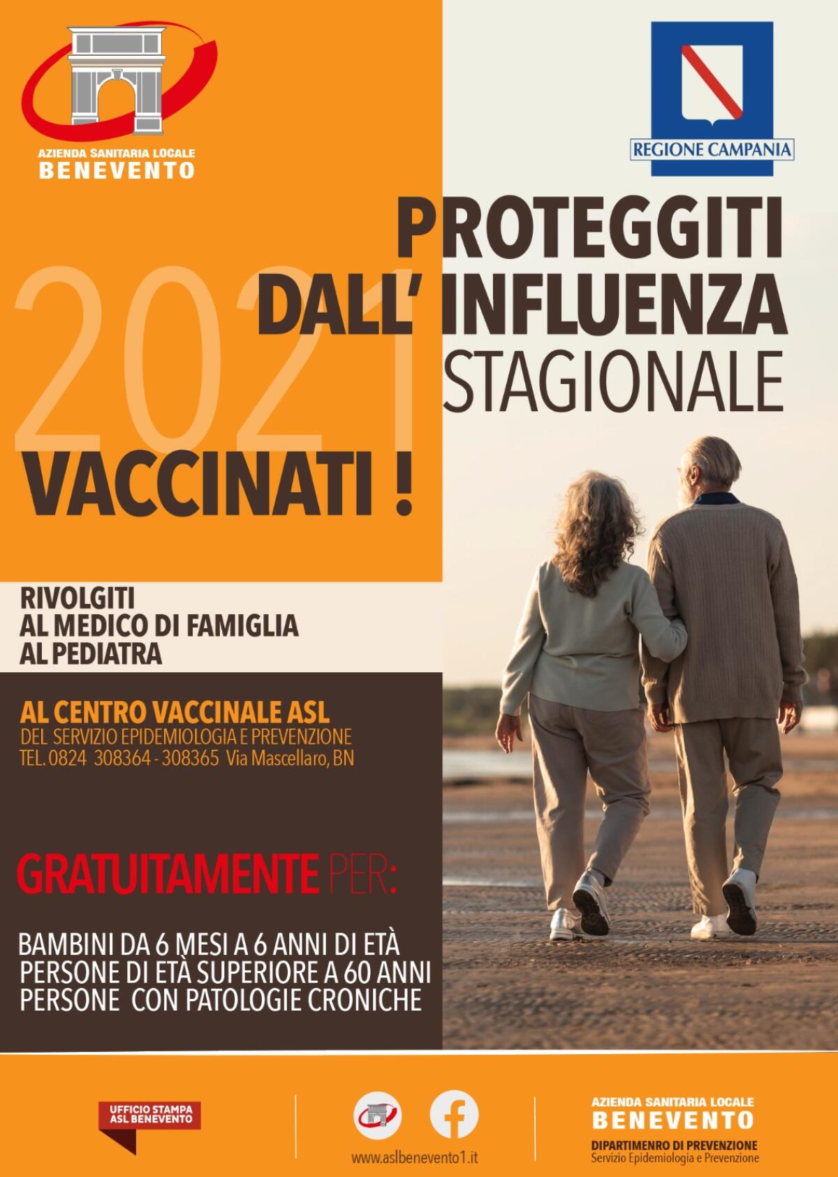 Asl Benevento: via alla campagna vaccinale contro l’influenza stagionale - 
