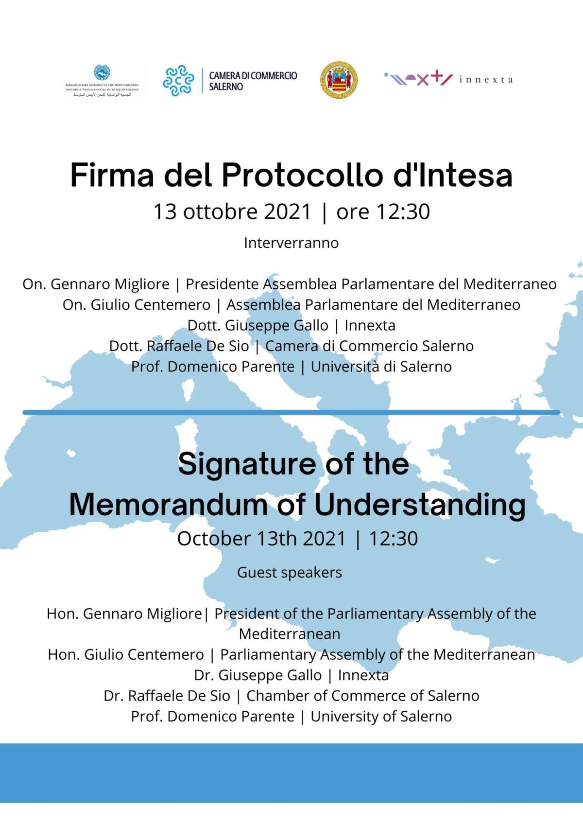 Salerno capitale del fintech del mediterraneo e del Golfo: firmato il protocollo d'intesa - 
