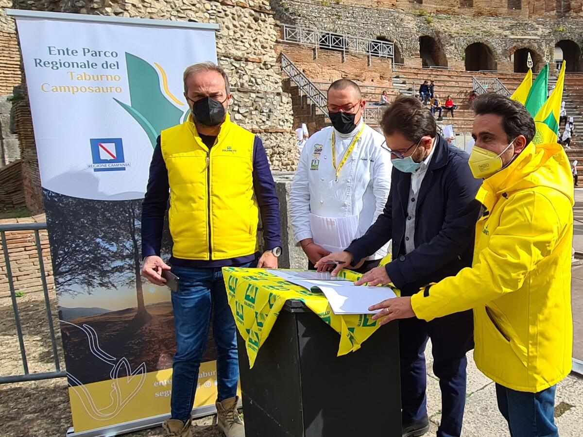 Unesco, firmato protocollo tra Coldiretti-Terranostra e Parco del Taburno - 