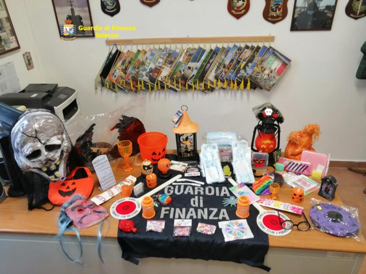 Operazione "Halloween Sicuro". Sequestrati oltre 10.000 articoli non conformi - 