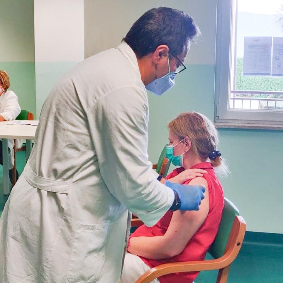 Seduta straordinaria di vaccinazioni presso la struttura “RSA Donatello” di Bonea - 