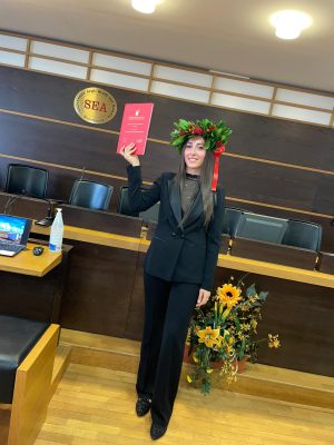 Laurea 110 e lode con menzione alla carriera per Martina Nazzaro di Rotondi.