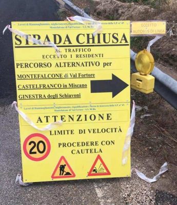Transito non autorizzato di tir sulla SP 45, indaga la Polizia Provinciale