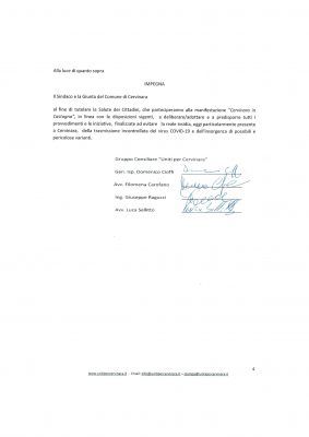 Uniti per Cervinara. Lettera al Prefetto: solito gioco delle tre carte di Lengua e i suoi amici