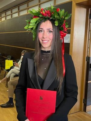 Laurea 110 e lode con menzione alla carriera per Martina Nazzaro di Rotondi.
