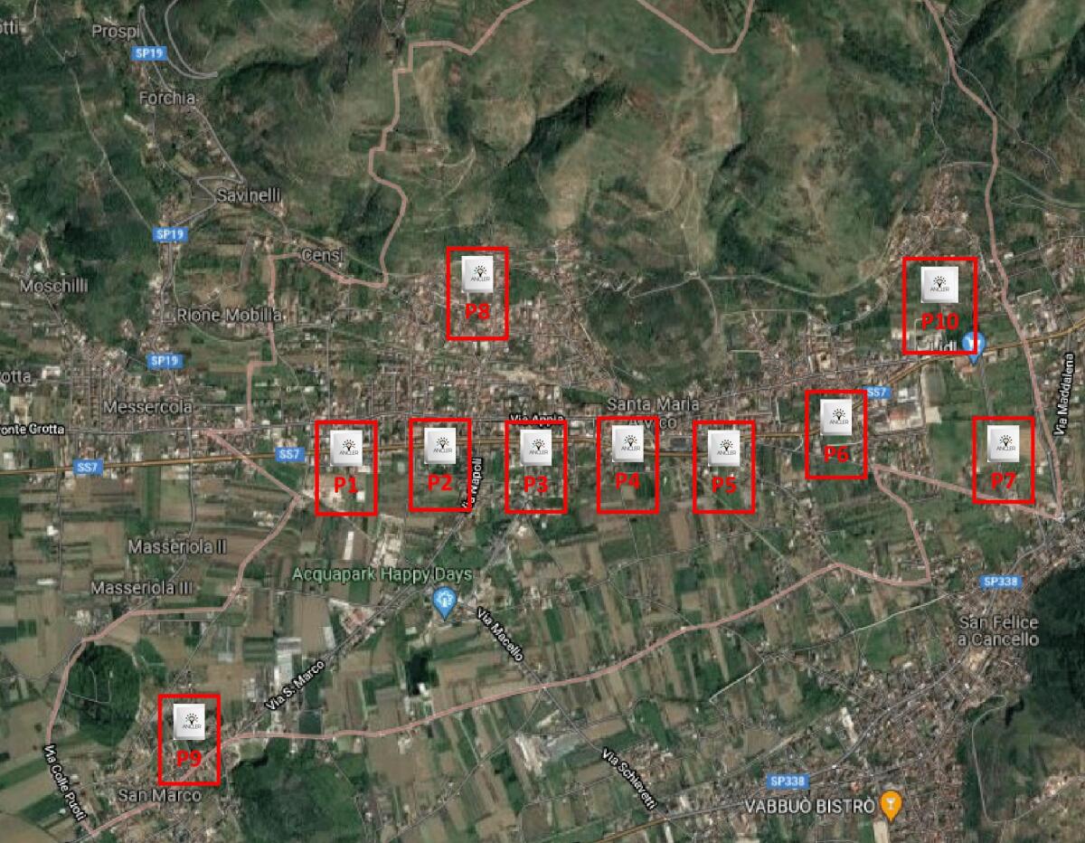 Attivi a Santa Maria a Vico nuovi dispositivi di monitoraggio della qualità dell'aria - 
