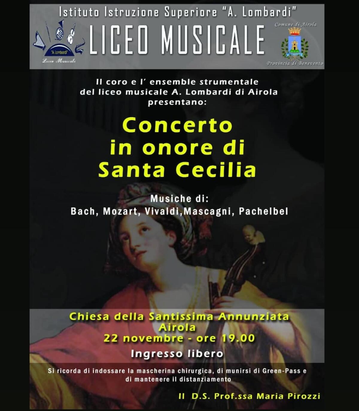 Airola, l’IIS “Lombardi” celebra la patrona della musica Santa Cecilia - 
