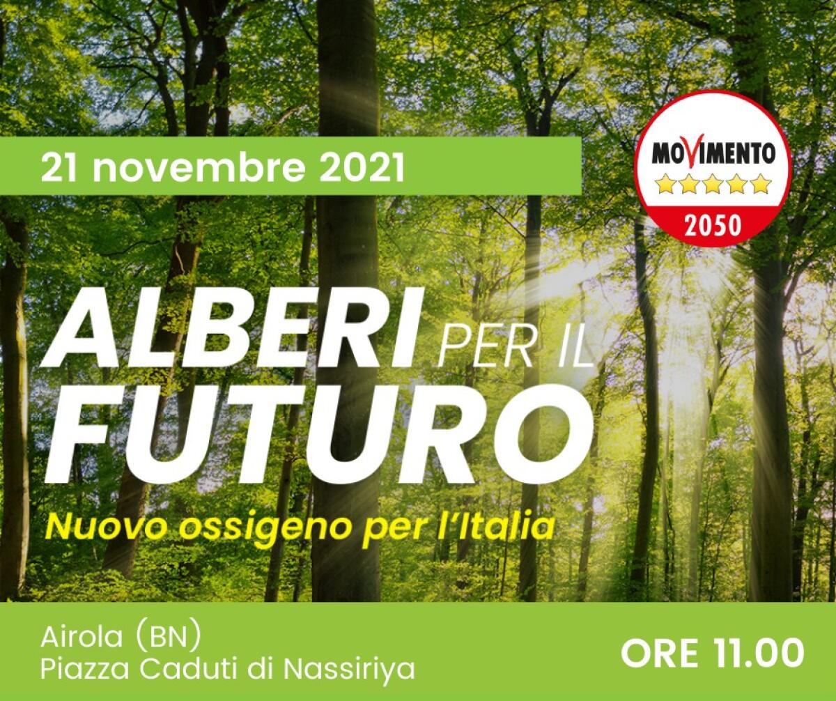 Ad Airola domani torna ‘Alberi per il futuro”, iniziativa 5S - 