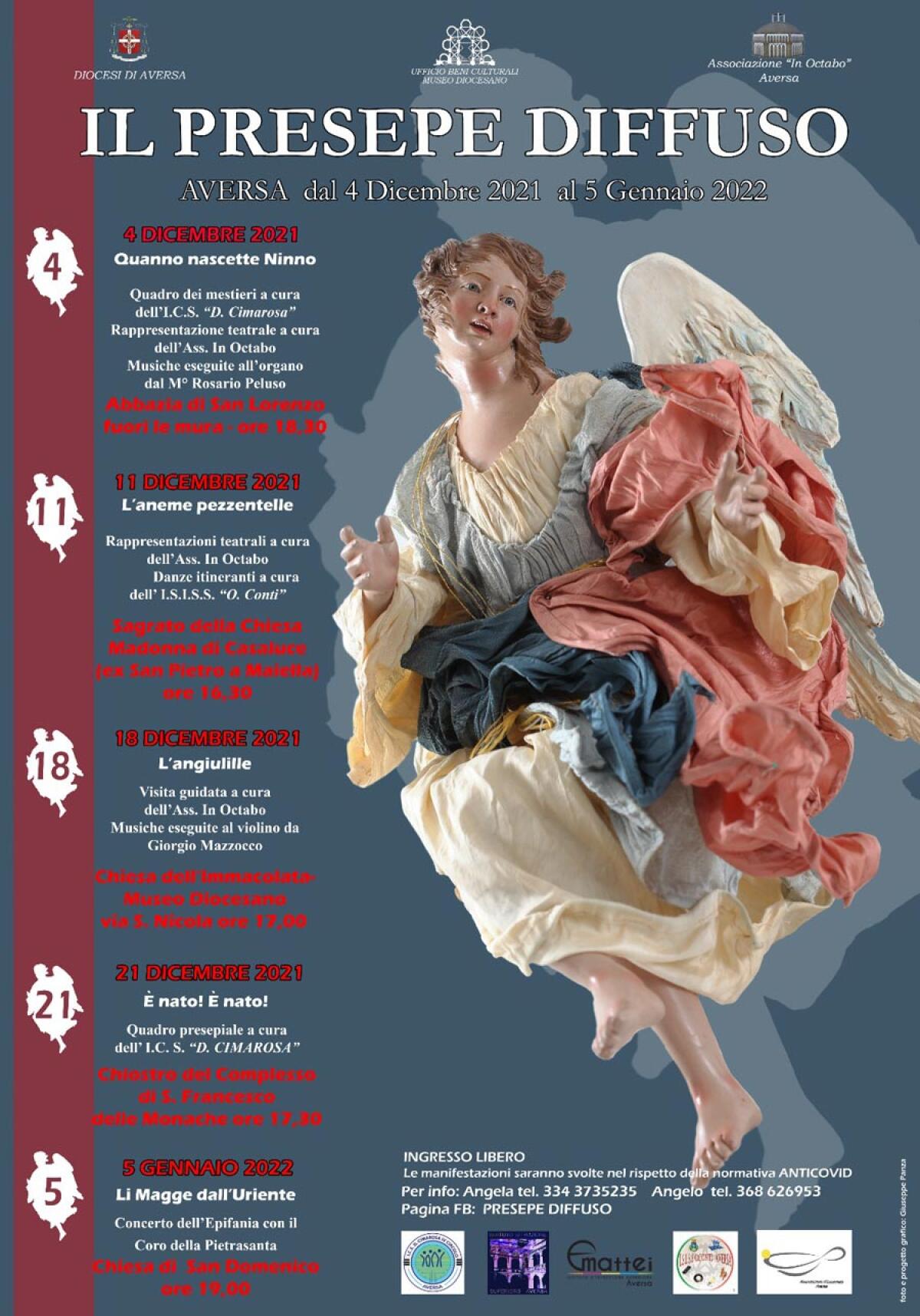 Dal 4 dicembre il “Presepe Diffuso” in viaggio per le parrocchie di Aversa - 