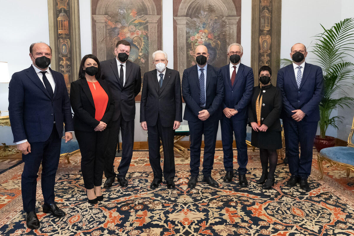 Delegazione Unpli ricevuta al Quirinale dal Presidente della Repubblica, Sergio Mattarella - 