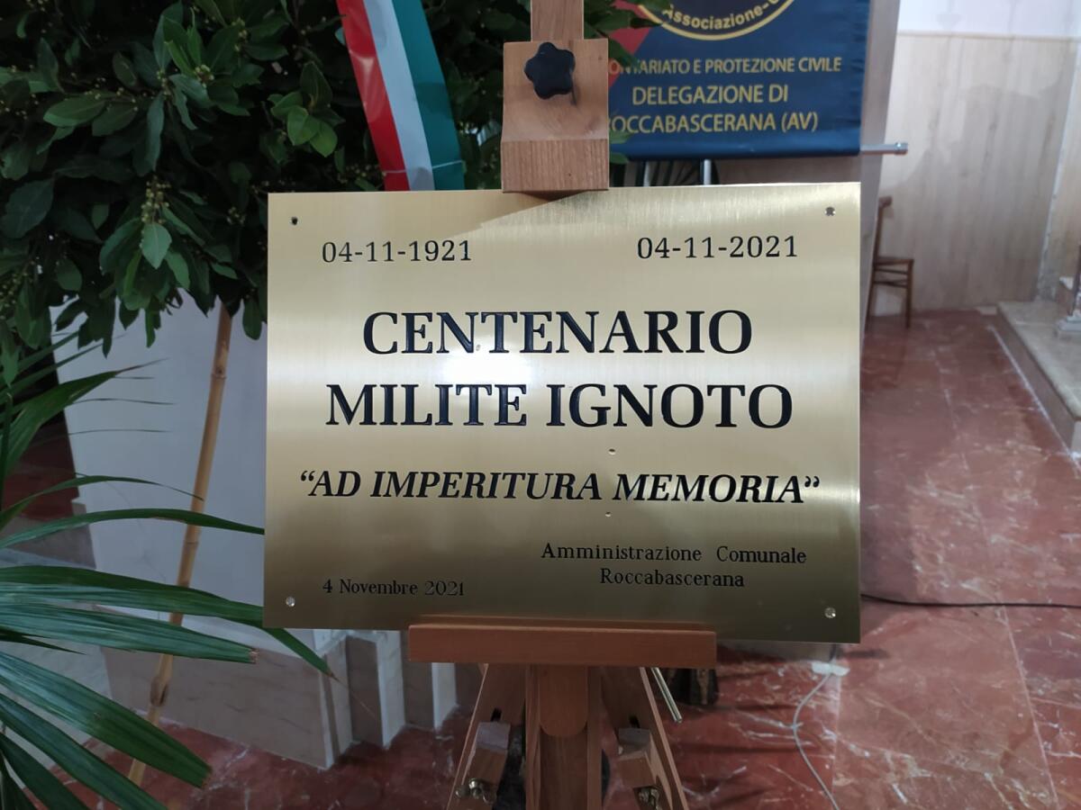 Roccabascerana: sentita manifestazione per il centenario del Milite Ignoto. - 