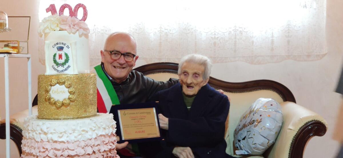 Castelvenere: il Comune ha festeggiato i 100 anni di “nonna” Nicolina - 