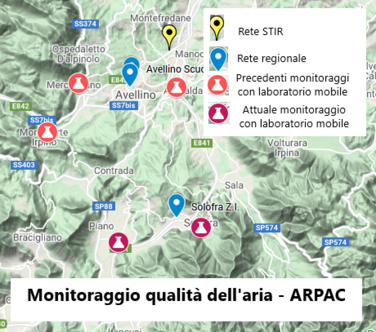 Qualità dell’aria a Montoro/Solofra: primi dati dai due laboratori mobili - 