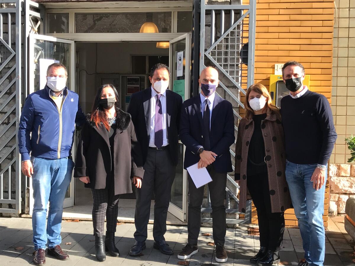 Visita a Telese Terme del Questore di Benevento - 