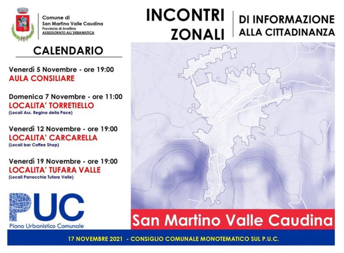 San Martino V.C.: pubblicato Piano Urbanistico Comunale - 