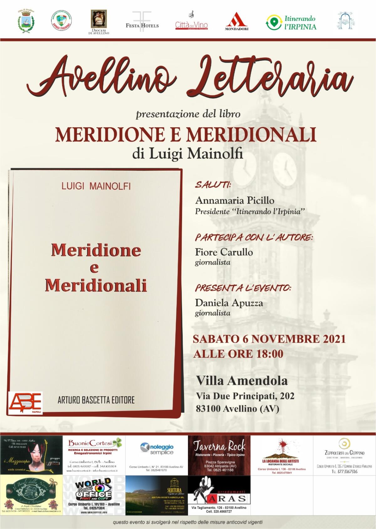 Luigi Mainolfi presenta il libro: “Meridione e Meridionali” - 