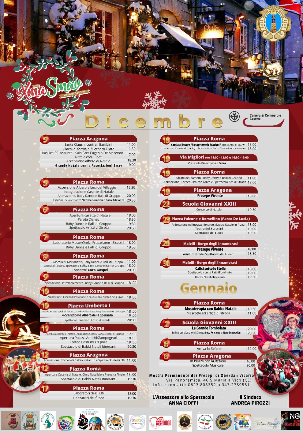 Arriva il calendario degli eventi di Natale SantaMariaaVico - 