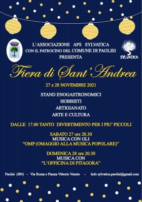 Paolisi. Torna la Fiera di Sant'Andrea