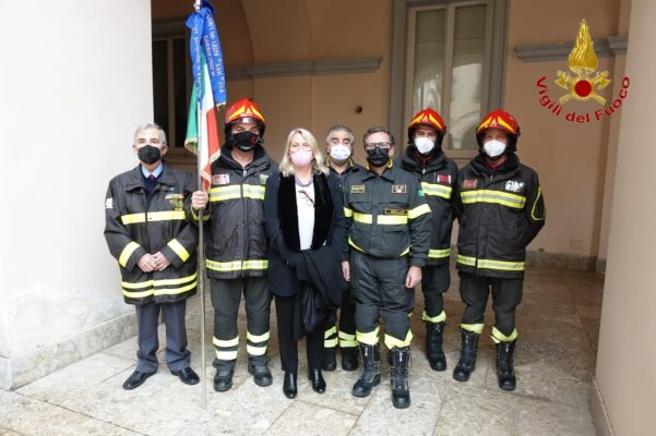Vigili del fuoco di Avellino alle celebrazioni del 4 Novembre