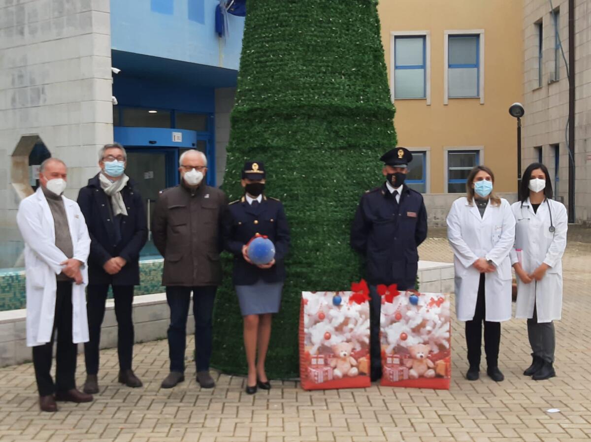 Polizia di Stato in vista al Moscati di Avellino - 