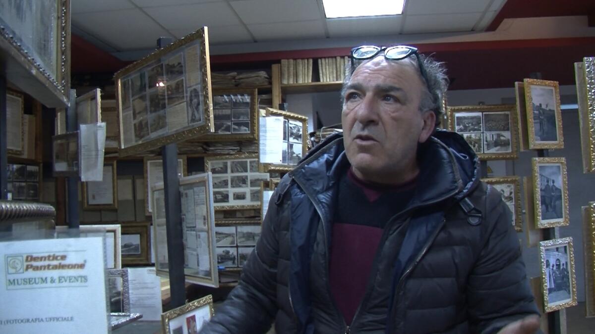Il "cartunaro" imprenditore porta la prima guerra mondiale in mostra a Pietrastornina - 
