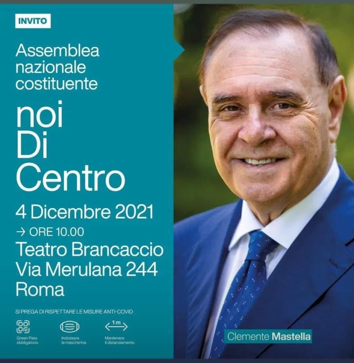 Sabato a Roma nasce il nuovo partito di Mastella - 