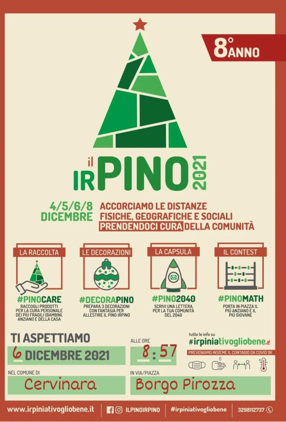 L’8 dicembre ad Avellino l’accensione del Pino Irpino all’ultima tappa del tour - 