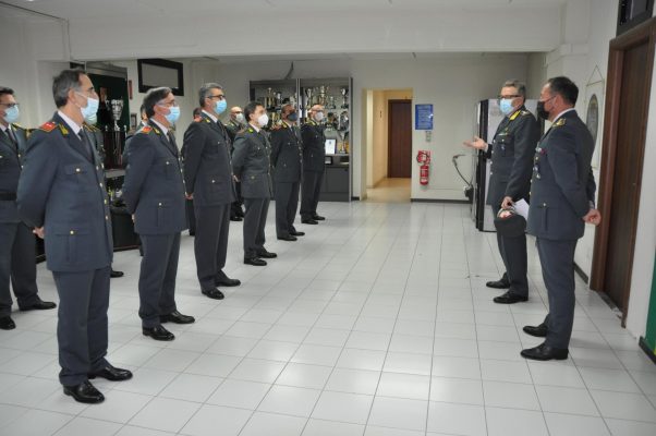 Visita del Comandante Regionale della Guardia di Finanza, al Comando Provinciale di Avellino
