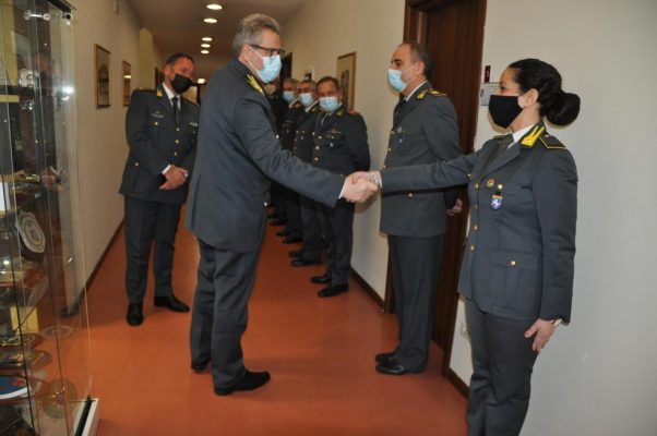 Visita del Comandante Regionale della Guardia di Finanza, al Comando Provinciale di Avellino