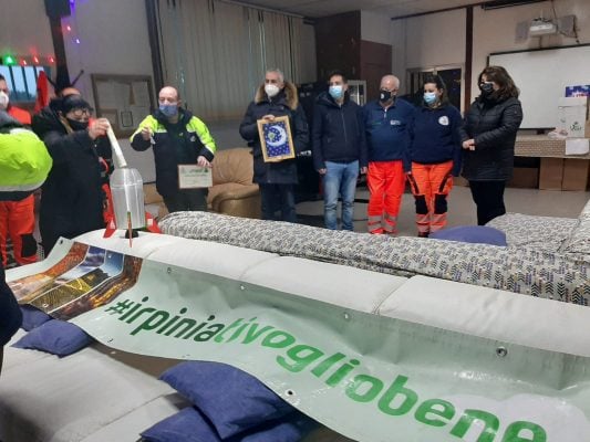 Migliaia di prodotti raccolti dal Pino Irpino per le famiglie in difficoltà