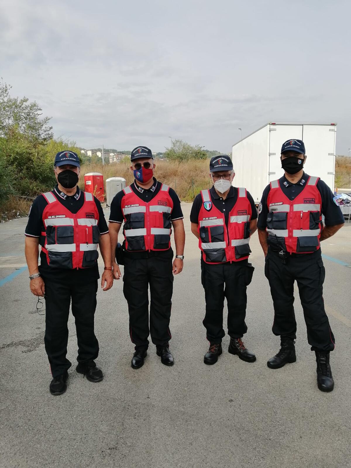 Misure anticovid, in campo i volontari dell'Associazione Nazionale Carabinieri - 