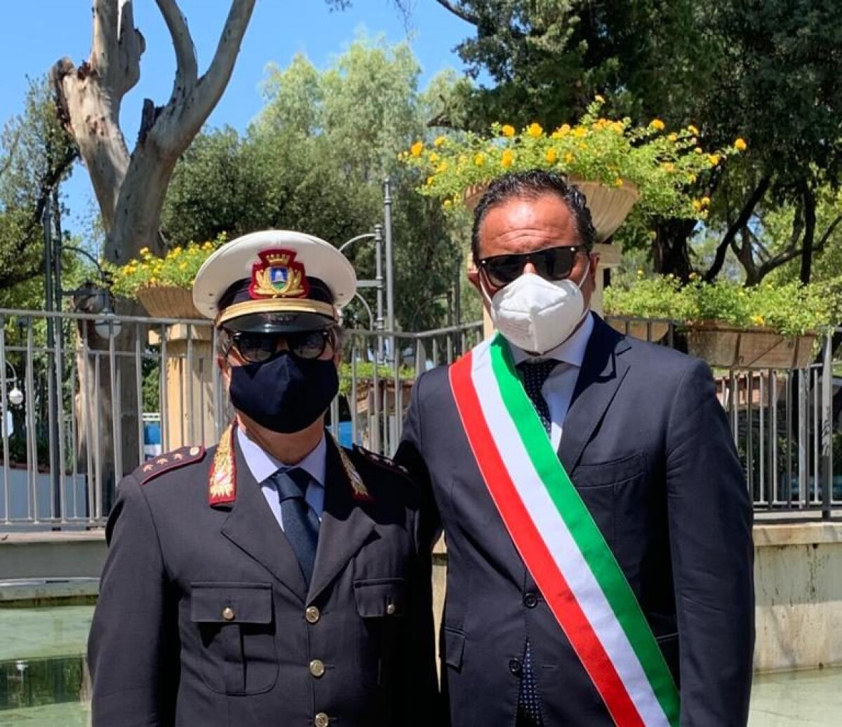 Importante riconoscimento per il Capitano Pasquale Mario Di Mezza, comandante della polizia municipale di Telese Terme. - 