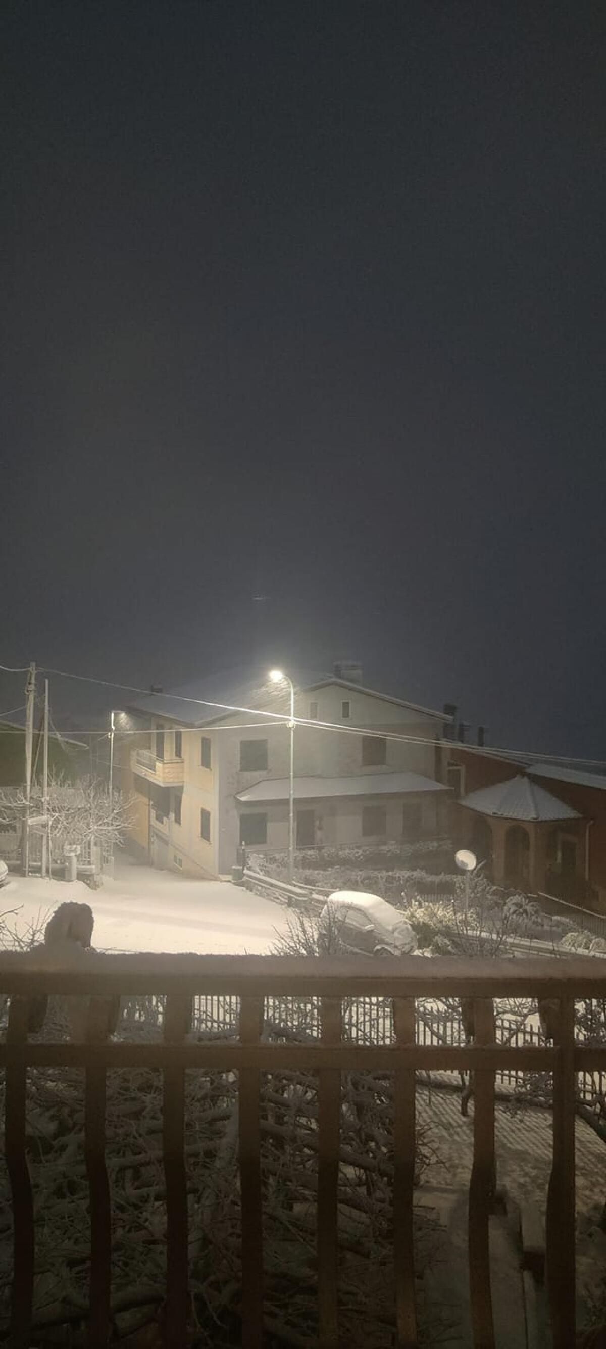 Nevica in Irpinia ma al momento non si segnalano disagi - 
