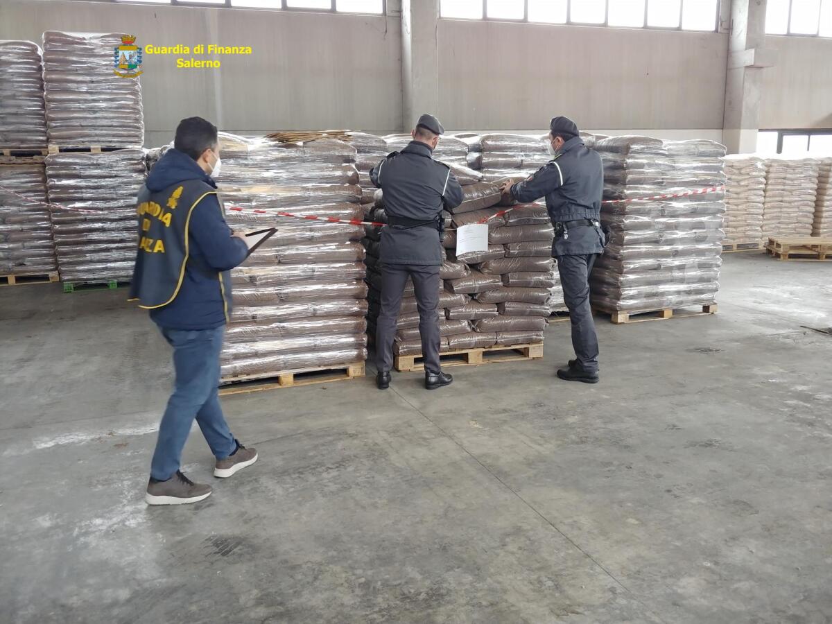 Sequestrate 57 tonnellate di pellet - 