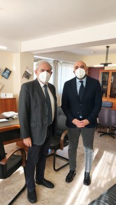 Il presidente Buonopane incontra il Comandante dei Carabinieri e il Questore di Avellino.
