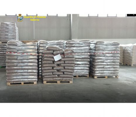 Sequestrate 57 tonnellate di pellet