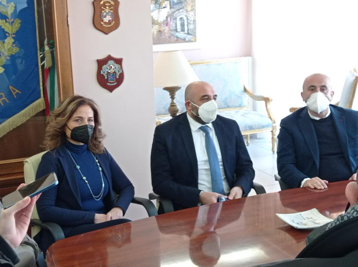 Il Presidente della Provincia di Avellino Buonopane in visita a Cervinara. - 
