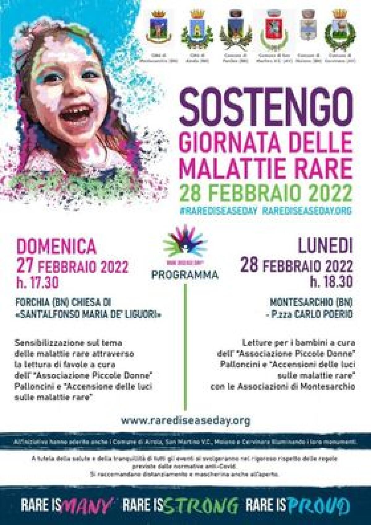 28 Febbraio Giornata Mondiale delle Malattie Rare - 