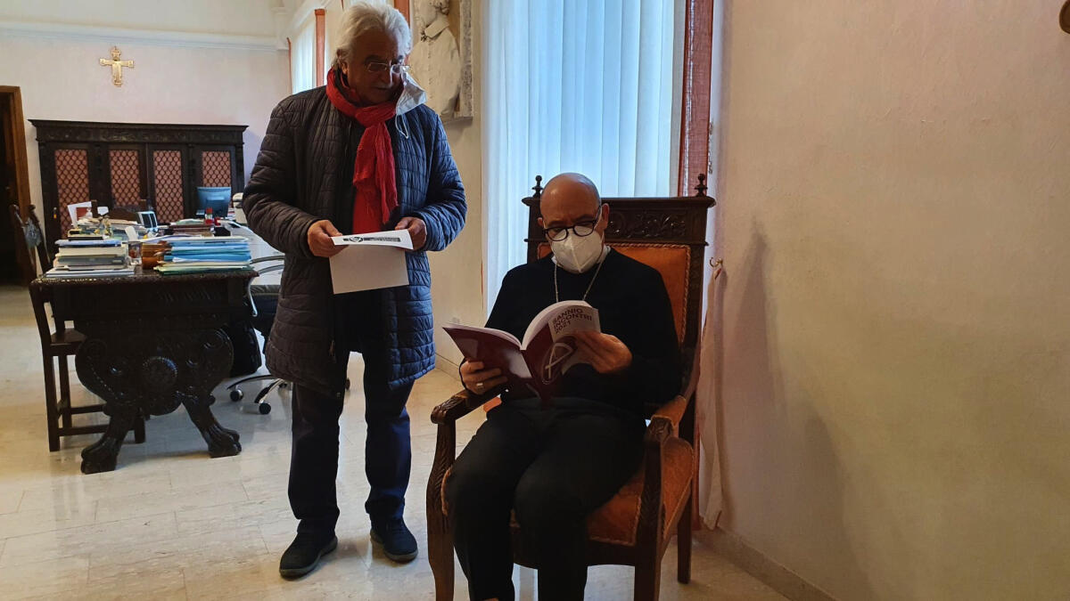 L'Arcivescovo Accrocca riceve l’Archeoclub di Benevento - 